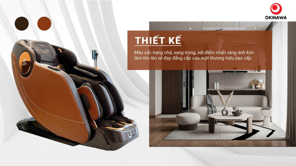 Thiết kế ghế massage OKINAWA OS-936