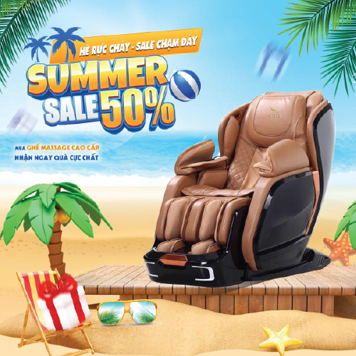 GHẾ MASSAGE OKINAWA JS901 BLACK